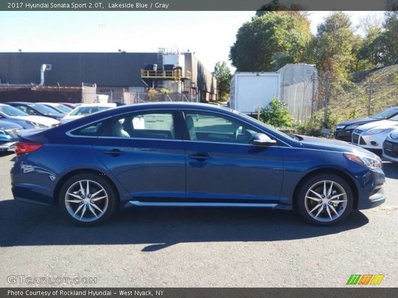 Lakeside Blue / Gray 2017 Hyundai Sonata Sport 2.0T