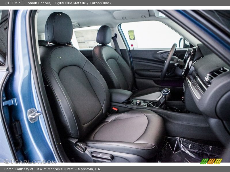 Digital Blue Metallic / Carbon Black 2017 Mini Clubman Cooper