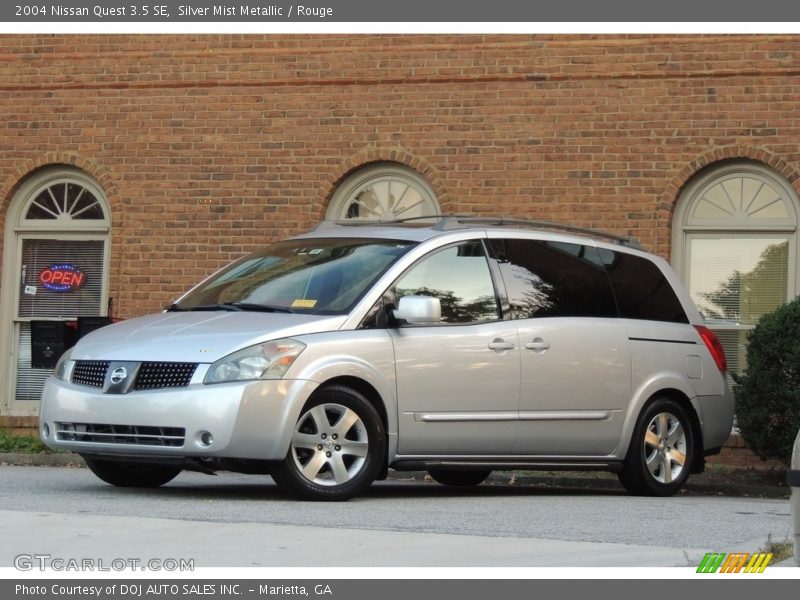 Silver Mist Metallic / Rouge 2004 Nissan Quest 3.5 SE