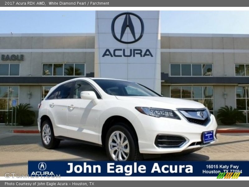 White Diamond Pearl / Parchment 2017 Acura RDX AWD