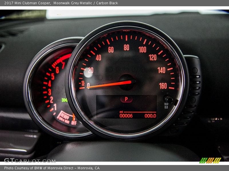 Moonwalk Grey Metallic / Carbon Black 2017 Mini Clubman Cooper