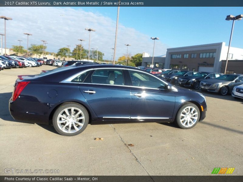 Dark Adriatic Blue Metallic / Shale w/Cocoa Accents 2017 Cadillac XTS Luxury