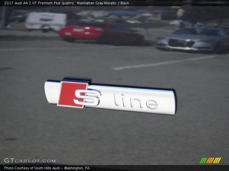 Manhattan Gray Metallic / Black 2017 Audi A4 2.0T Premium Plus quattro