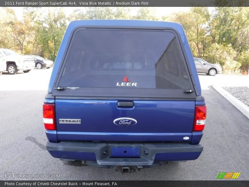 Vista Blue Metallic / Medium Dark Flint 2011 Ford Ranger Sport SuperCab 4x4