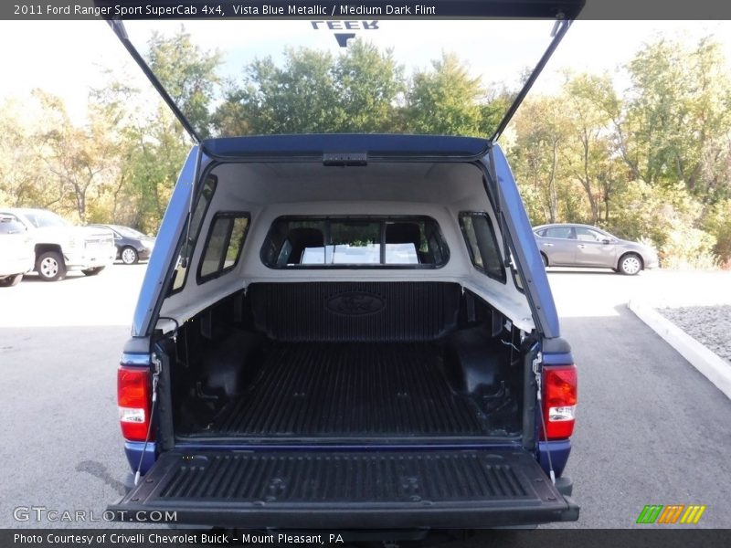 Vista Blue Metallic / Medium Dark Flint 2011 Ford Ranger Sport SuperCab 4x4