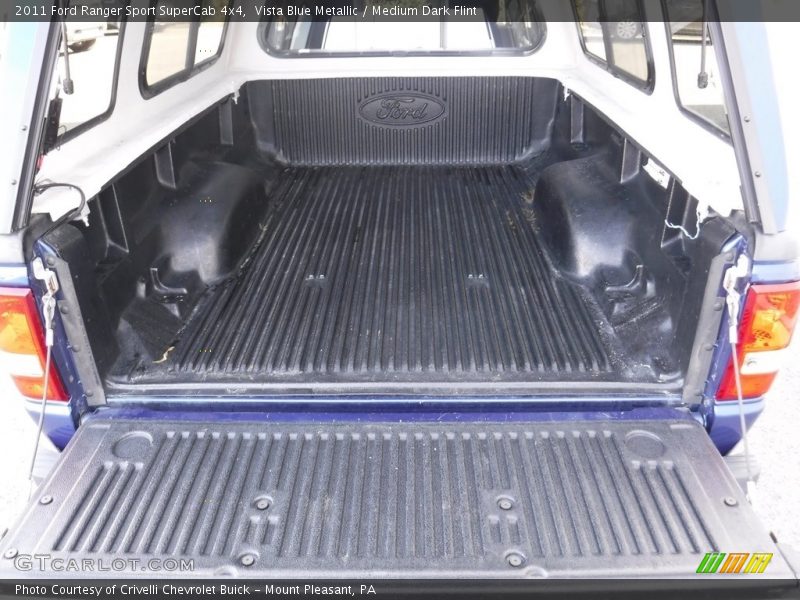 Vista Blue Metallic / Medium Dark Flint 2011 Ford Ranger Sport SuperCab 4x4