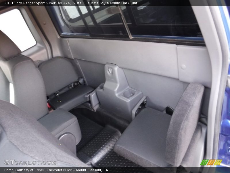 Vista Blue Metallic / Medium Dark Flint 2011 Ford Ranger Sport SuperCab 4x4