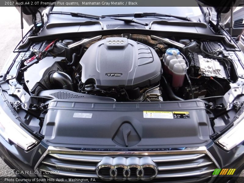 Manhattan Gray Metallic / Black 2017 Audi A4 2.0T Premium Plus quattro