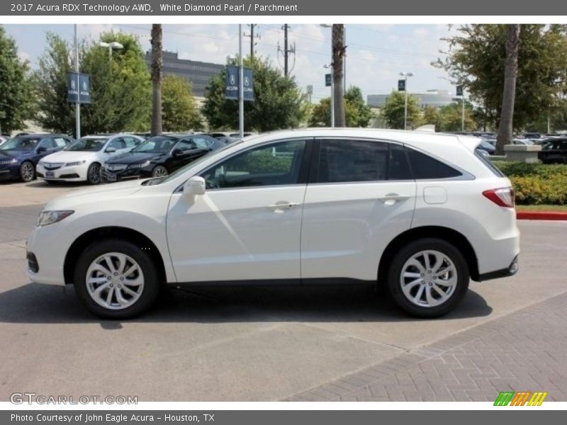 White Diamond Pearl / Parchment 2017 Acura RDX Technology AWD