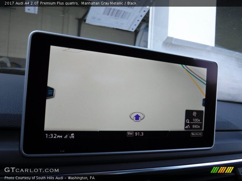 Manhattan Gray Metallic / Black 2017 Audi A4 2.0T Premium Plus quattro