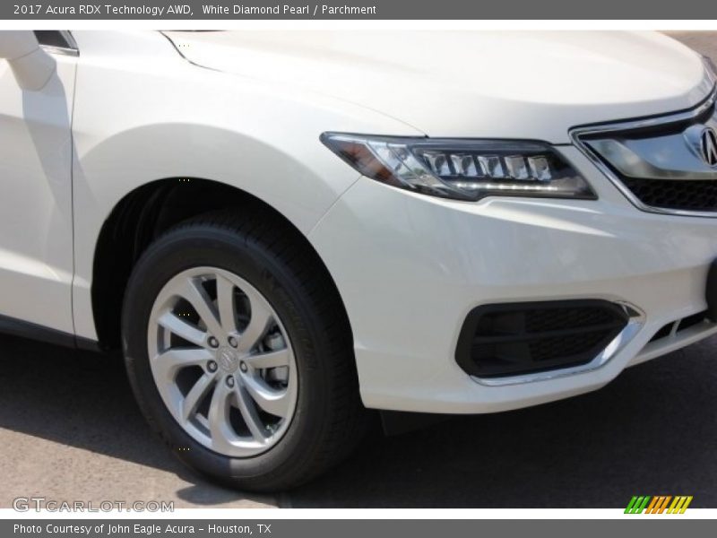 White Diamond Pearl / Parchment 2017 Acura RDX Technology AWD