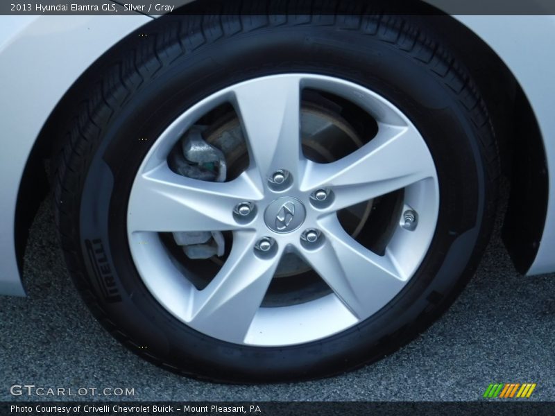 Silver / Gray 2013 Hyundai Elantra GLS