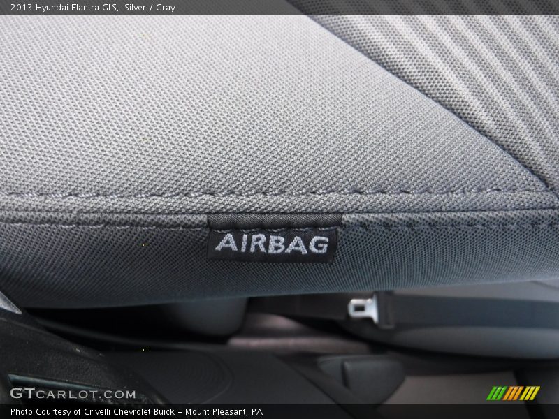 Silver / Gray 2013 Hyundai Elantra GLS