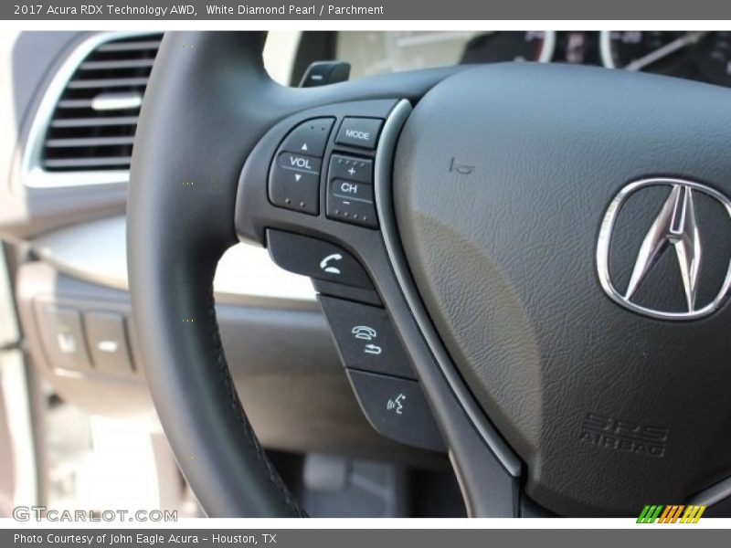 White Diamond Pearl / Parchment 2017 Acura RDX Technology AWD