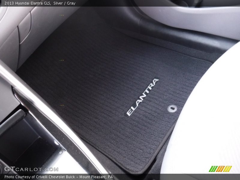 Silver / Gray 2013 Hyundai Elantra GLS