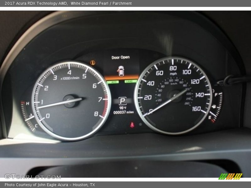 White Diamond Pearl / Parchment 2017 Acura RDX Technology AWD
