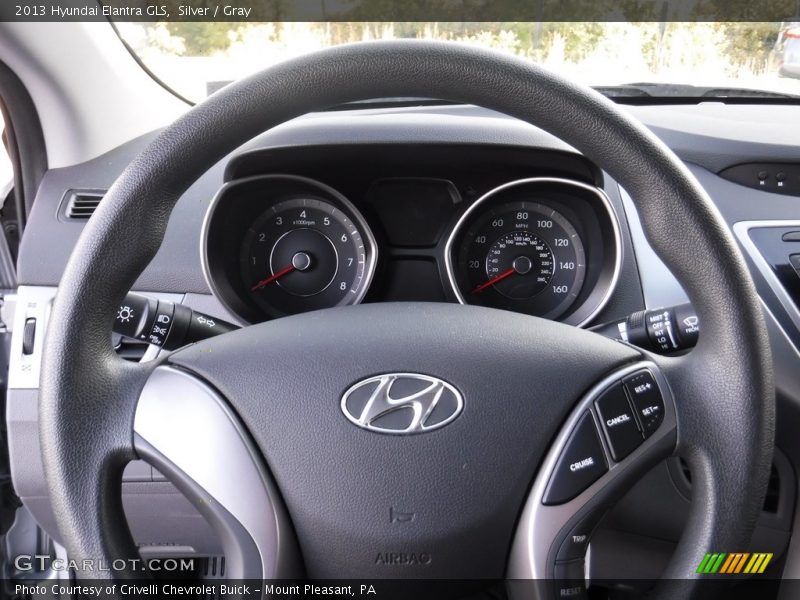 Silver / Gray 2013 Hyundai Elantra GLS