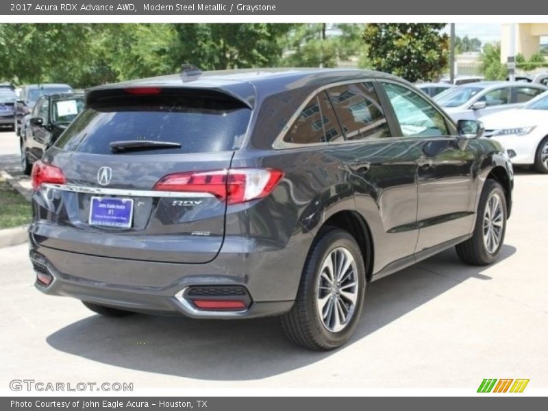 Modern Steel Metallic / Graystone 2017 Acura RDX Advance AWD