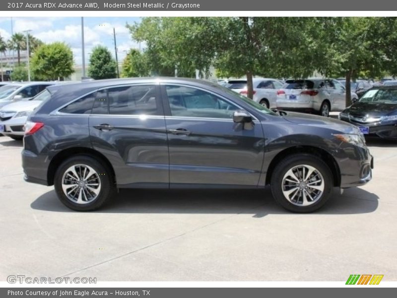 Modern Steel Metallic / Graystone 2017 Acura RDX Advance AWD