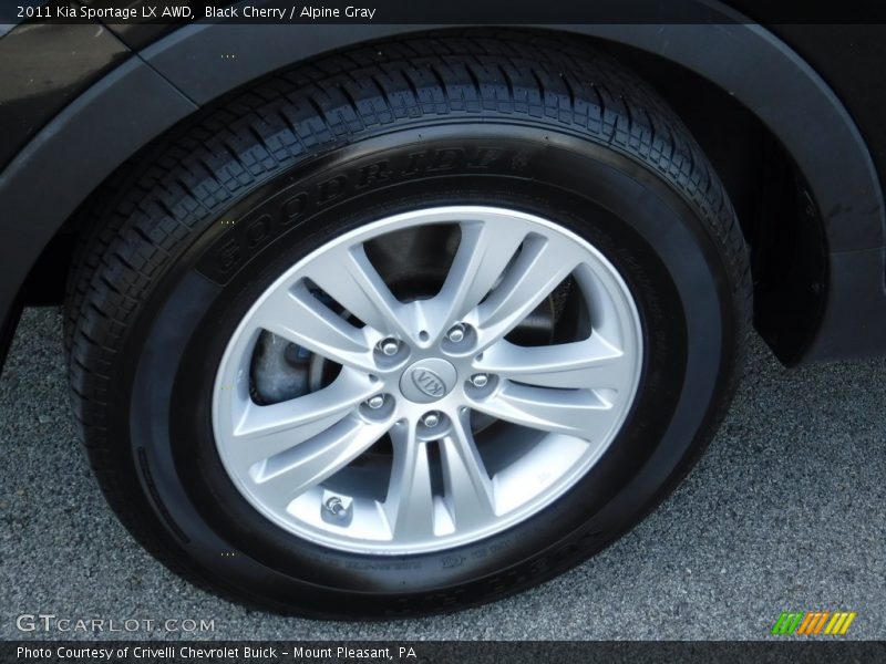 Black Cherry / Alpine Gray 2011 Kia Sportage LX AWD