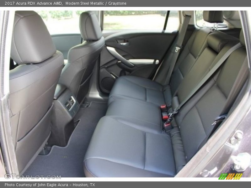 Rear Seat of 2017 RDX Advance AWD