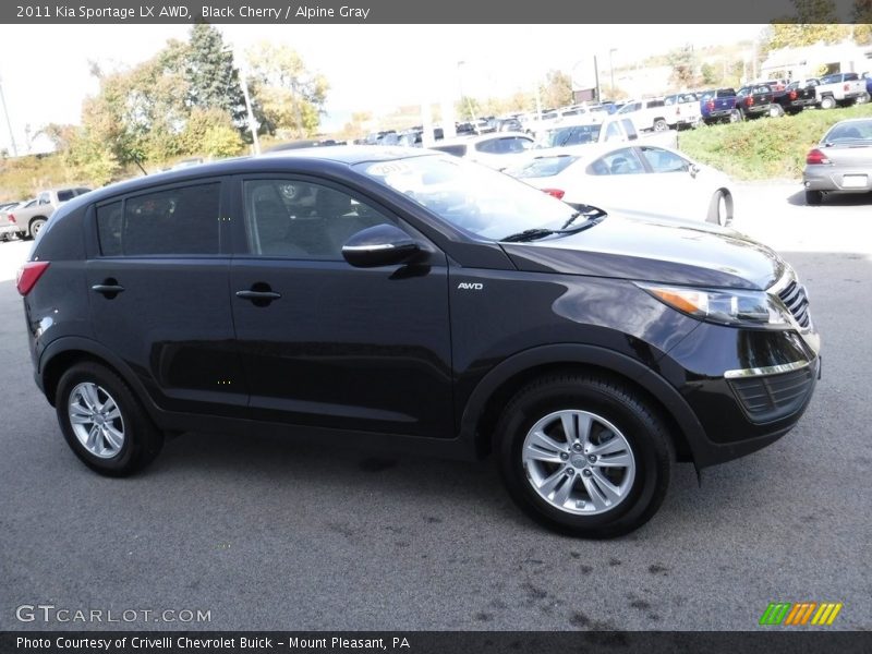 Black Cherry / Alpine Gray 2011 Kia Sportage LX AWD