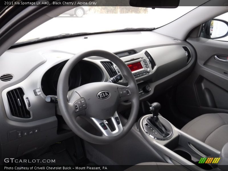 Black Cherry / Alpine Gray 2011 Kia Sportage LX AWD