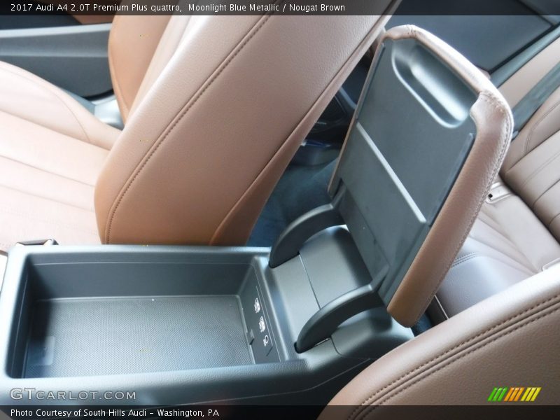 Moonlight Blue Metallic / Nougat Brown 2017 Audi A4 2.0T Premium Plus quattro