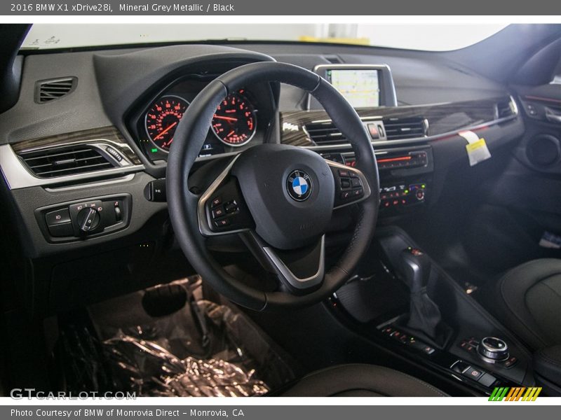 Mineral Grey Metallic / Black 2016 BMW X1 xDrive28i