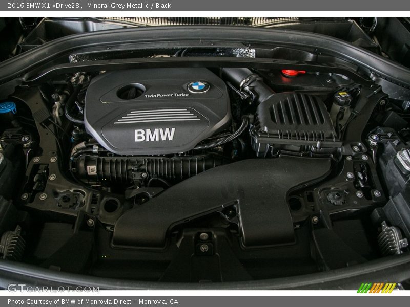 Mineral Grey Metallic / Black 2016 BMW X1 xDrive28i