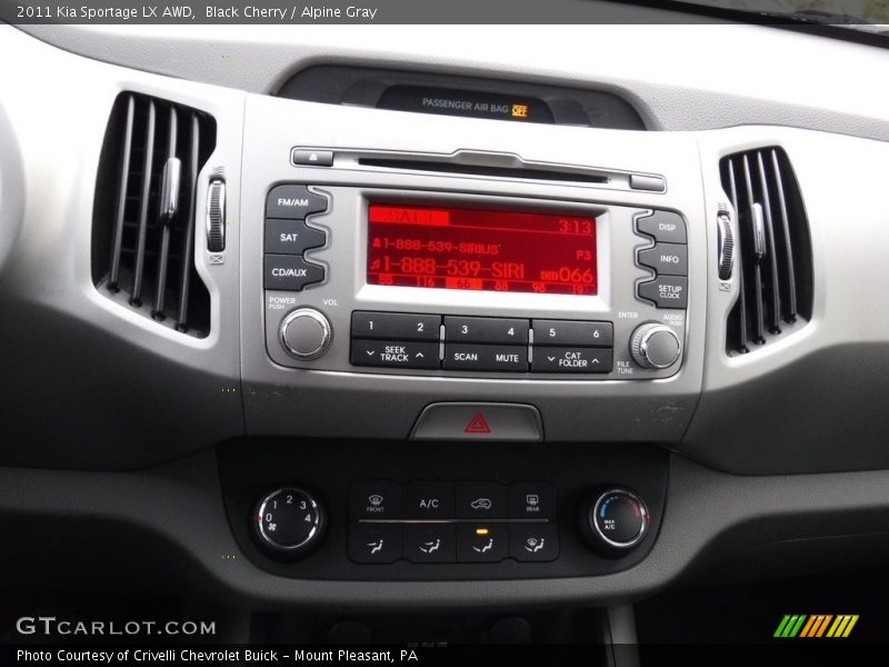 Black Cherry / Alpine Gray 2011 Kia Sportage LX AWD
