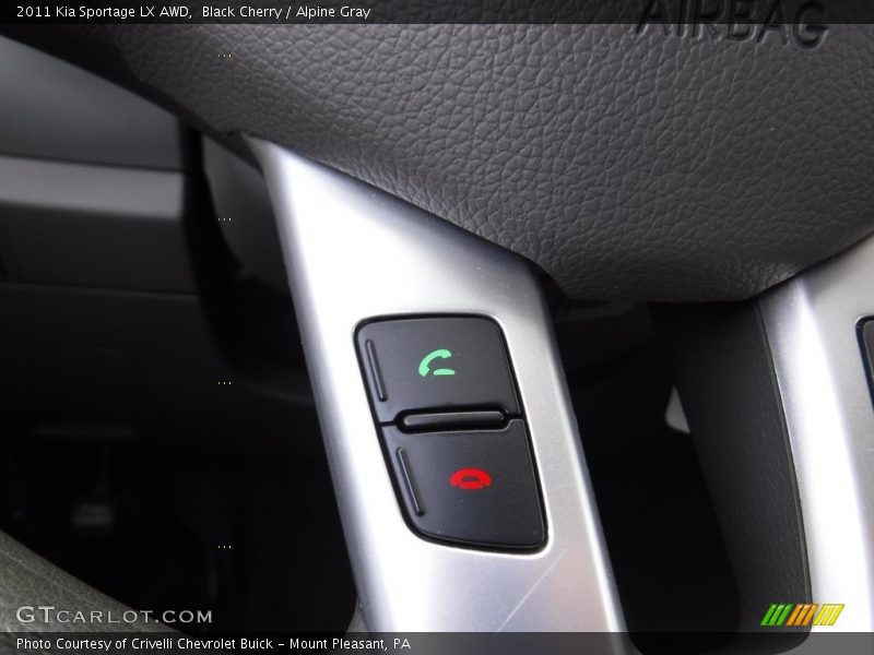 Black Cherry / Alpine Gray 2011 Kia Sportage LX AWD