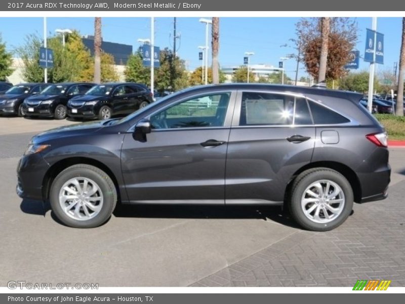Modern Steel Metallic / Ebony 2017 Acura RDX Technology AWD