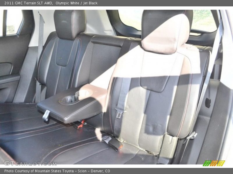 Olympic White / Jet Black 2011 GMC Terrain SLT AWD