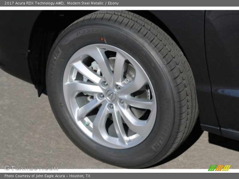 Modern Steel Metallic / Ebony 2017 Acura RDX Technology AWD