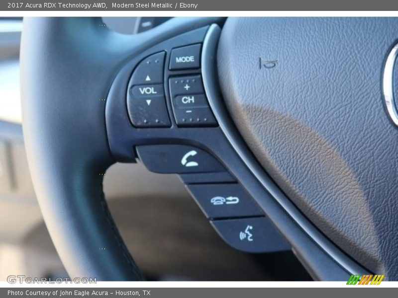 Modern Steel Metallic / Ebony 2017 Acura RDX Technology AWD