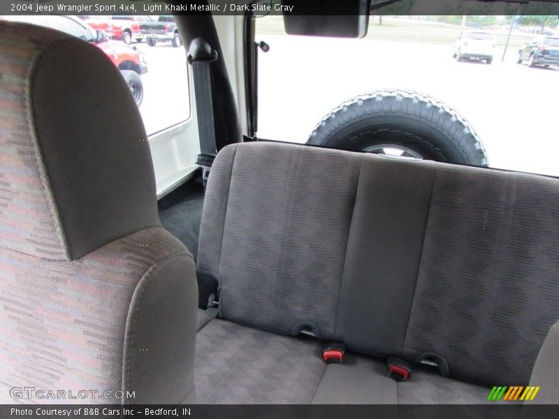 Light Khaki Metallic / Dark Slate Gray 2004 Jeep Wrangler Sport 4x4