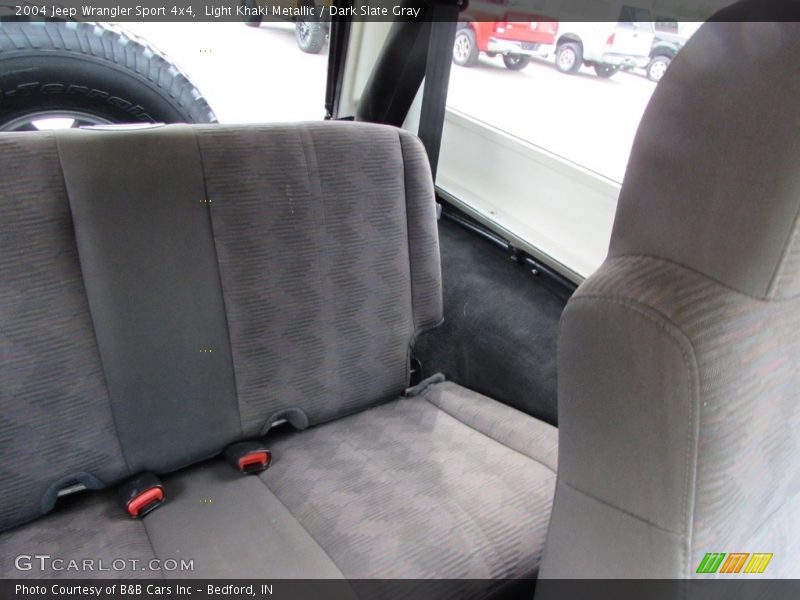 Light Khaki Metallic / Dark Slate Gray 2004 Jeep Wrangler Sport 4x4