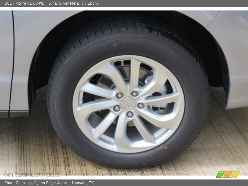 Lunar Silver Metallic / Ebony 2017 Acura RDX AWD
