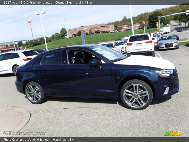 Cosmos Blue Metallic / Black 2017 Audi A3 2.0 Premium quttaro