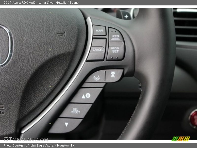 Lunar Silver Metallic / Ebony 2017 Acura RDX AWD