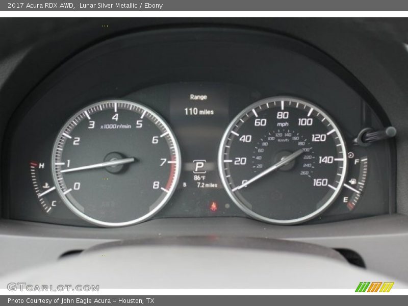 Lunar Silver Metallic / Ebony 2017 Acura RDX AWD