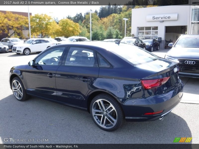 Cosmos Blue Metallic / Black 2017 Audi A3 2.0 Premium quttaro