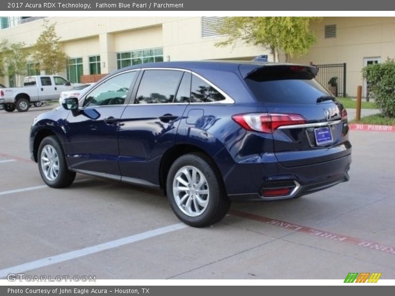 Fathom Blue Pearl / Parchment 2017 Acura RDX Technology