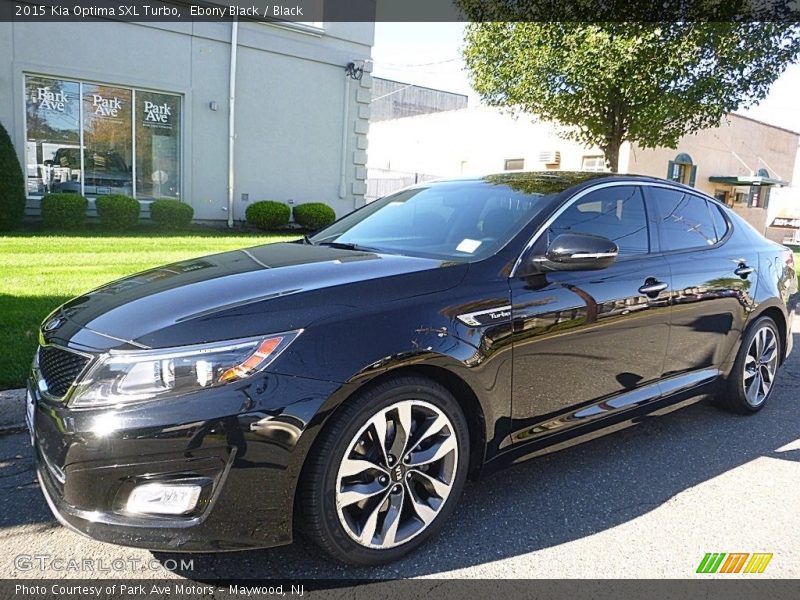 Ebony Black / Black 2015 Kia Optima SXL Turbo