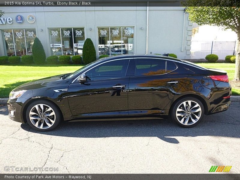 Ebony Black / Black 2015 Kia Optima SXL Turbo