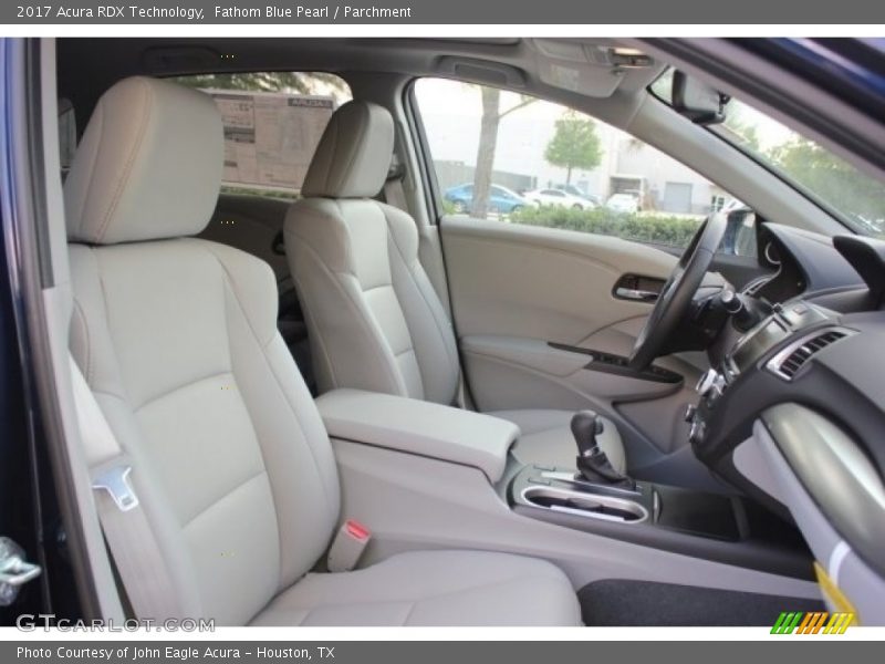 Fathom Blue Pearl / Parchment 2017 Acura RDX Technology