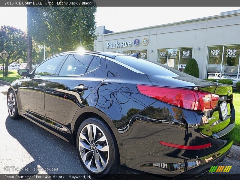 Ebony Black / Black 2015 Kia Optima SXL Turbo