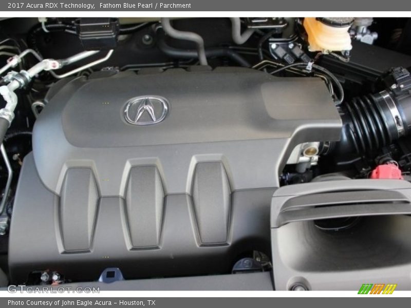 Fathom Blue Pearl / Parchment 2017 Acura RDX Technology
