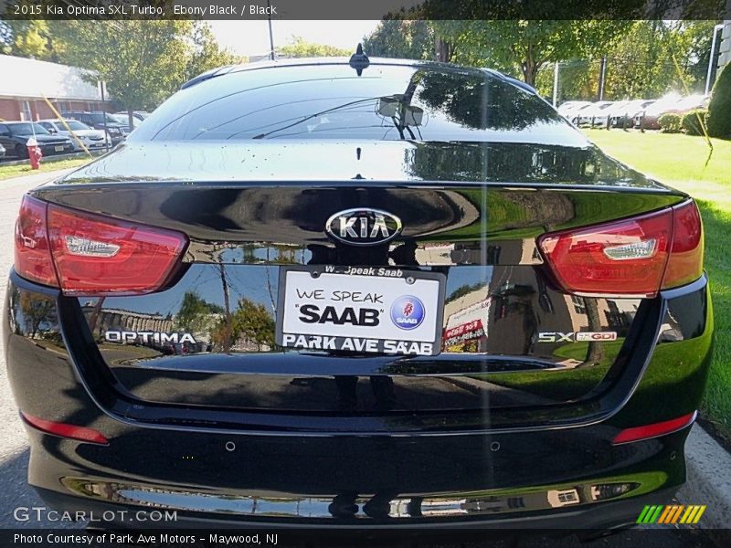 Ebony Black / Black 2015 Kia Optima SXL Turbo